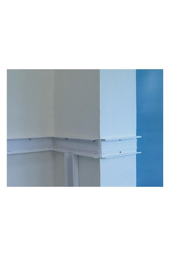 Parapetcsatorna 179mm x 61mm 2000mm kezeletlen műanyag fényesfehér EKE KOPOS - EKE 180X60_HD