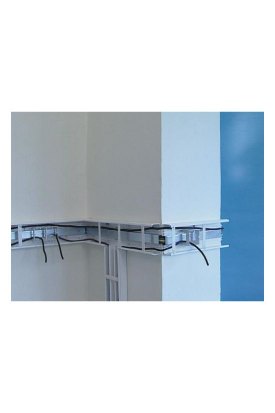 Parapetcsatorna 59mm x 60mm 2000mm kezeletlen műanyag fényesfehér EKE KOPOS - EKE 60X60_HD