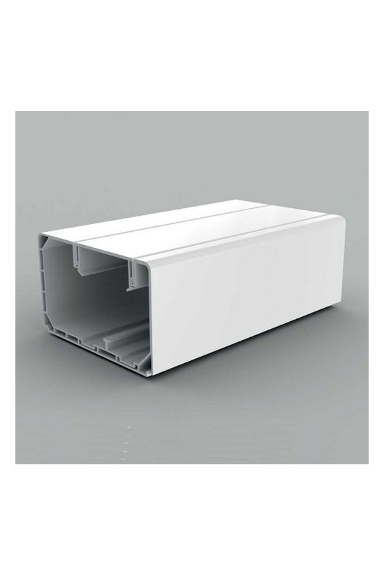 Parapetcsatorna 90mm x 54mm 2000mm kezeletlen műanyag fényesfehér PK KOPOS - PK 90X55 D_HD