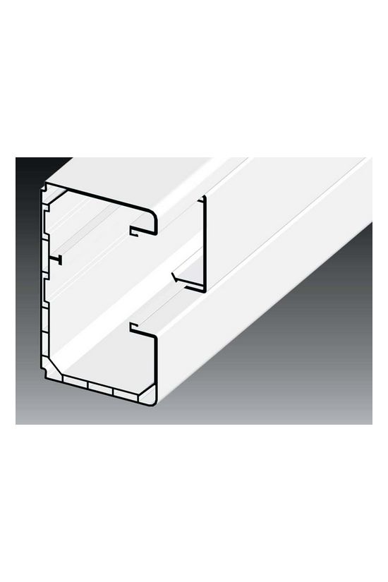Parapetcsatorna 90mm x 54mm 2000mm kezeletlen műanyag fényesfehér PK KOPOS - PK 90X55 D_HD