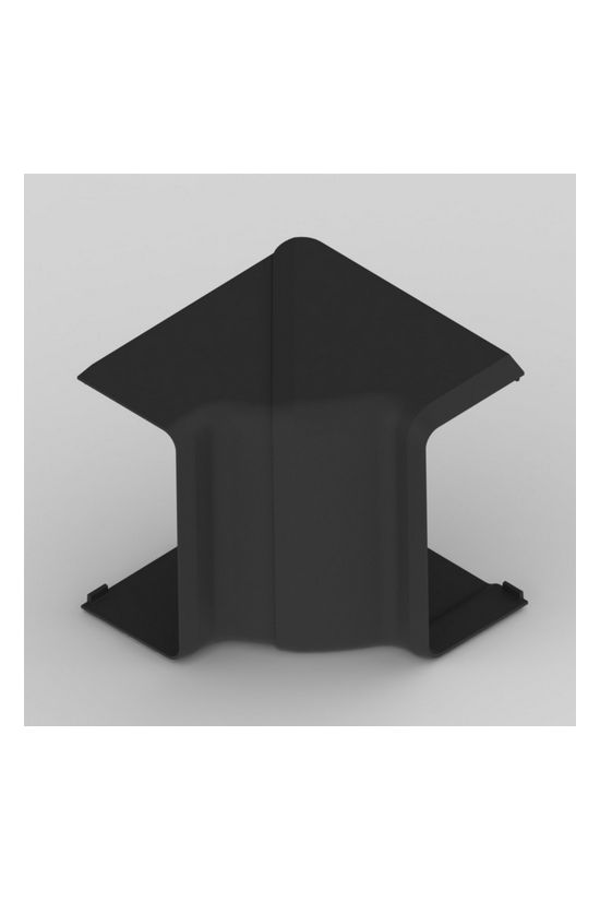 Parapetcsatorna belső sarok 80x40-hez fedél 90° műanyag PVC halogénmentes EKD KOPOS - 8505_FB