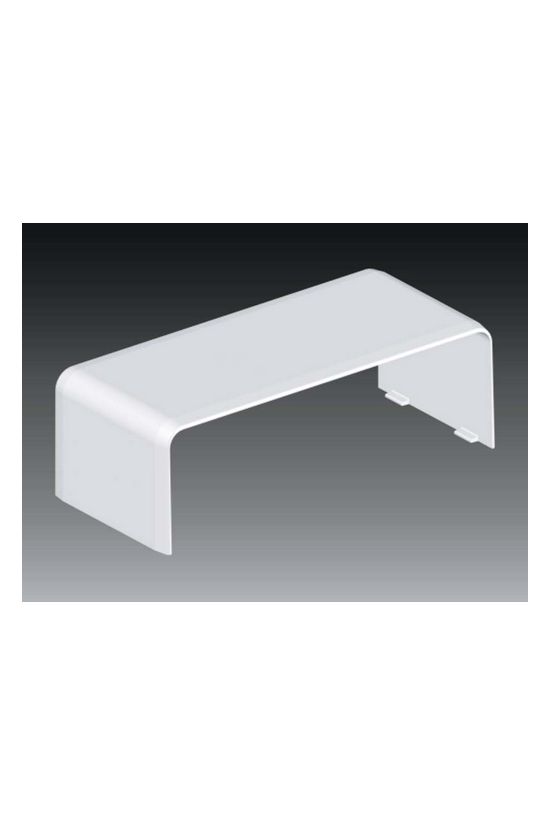 Parapetcsatorna illesztéstakaró 120x40-hez 120mm-sz 40mm-mé műanyag szimmetrikus EKD KOPOS - 8582_HB