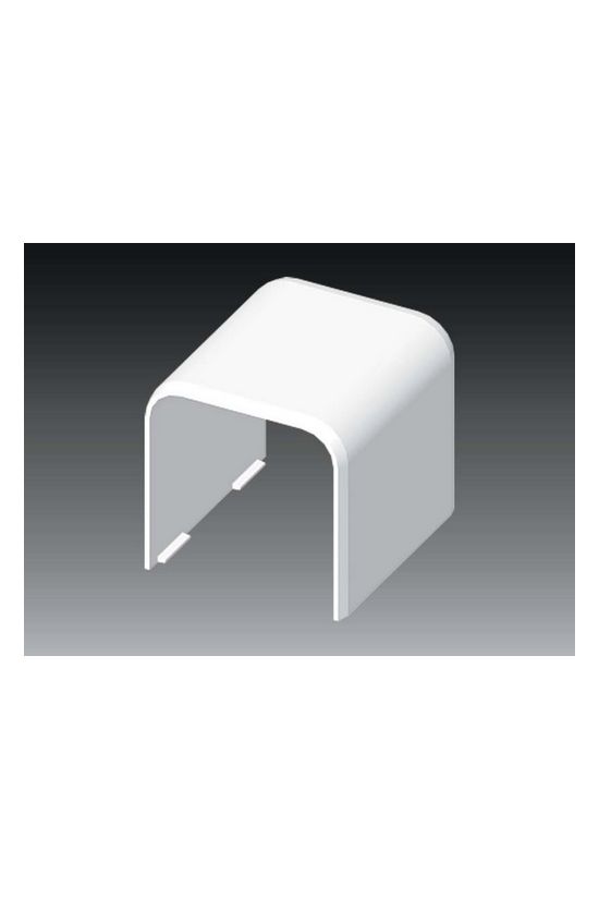 Parapetcsatorna illesztéstakaró 60X60-hoz 60mm-sz 60mm-mé műanyag szimmetrikus EKE KOPOS - 8542_HB