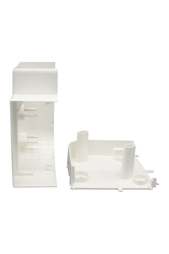 Parapetcsatorna L-idom 100x50-hez emelkedő/süllyedő 90° fényesfehér műanyag DLP-S LEGRAND - 638033