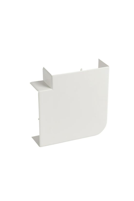 Parapetcsatorna L-idom 130x50-hez emelkedő/süllyedő 90° fényesfehér műanyag DLP-S LEGRAND - 638043