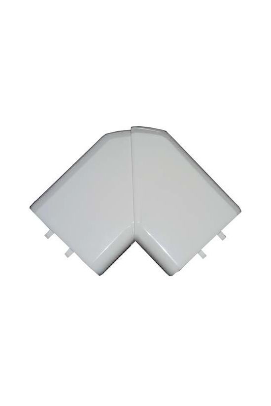 Parapetcsatorna L-idom 60x35/50-hez emelkedő/süllyedő 90° fényesfehér műanyag DLP LEGRAND - 010766