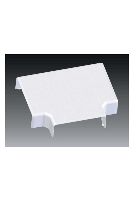 Parapetcsatorna T-idom 120x40-hez 120mmx 40mm 120mm-sz/leágazó műanyag fényesfehér EKE KOPOS - 8584_HB