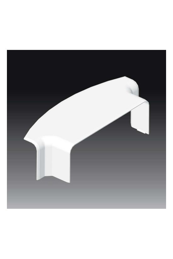 Parapetcsatorna T-idom 180x60-hoz 180mmx 60mm 180mm-sz/leágazó műanyag fényesfehér EKE KOPOS - 8574_HB