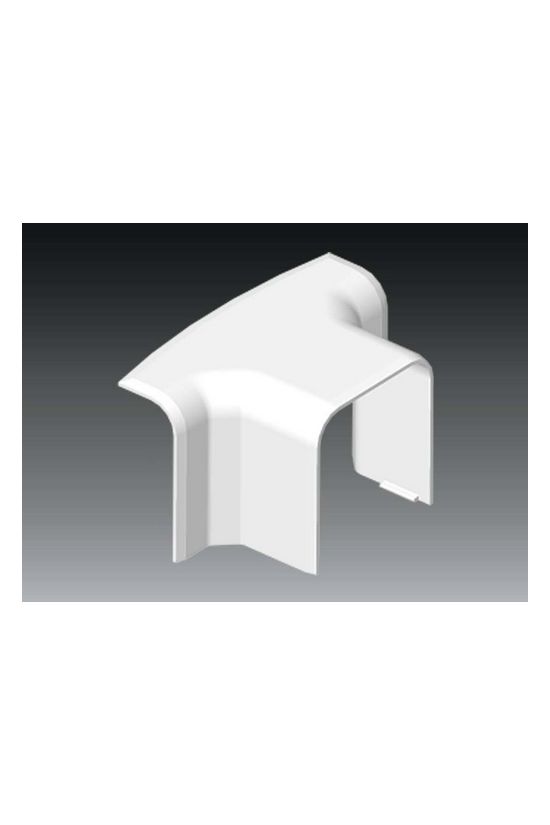 Parapetcsatorna T-idom 60x60-hoz 60mmx 60mm 60mm-sz/leágazó műanyag fényesfehér EKE KOPOS - 8544_HB