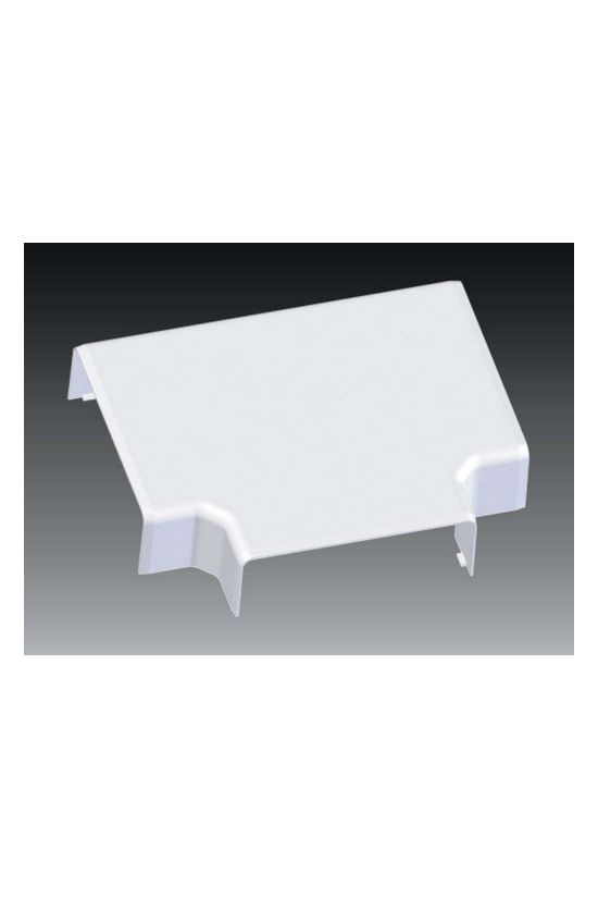 Parapetcsatorna T-idom 80x40-hez 80mmx 40mm 80mm-sz/leágazó műanyag fényesfehér EKD KOPOS - 8504_HB