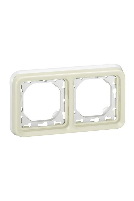 Plexo keret 2-es fehér vízszintes IP55 műanyag LEGRAND - 069694