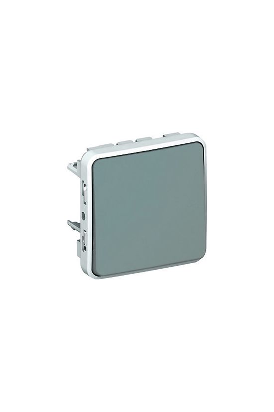 Plexo N101 nyomó betét közp. fedéllel 1- billentyűs 1v szürke IP55 műanyag LEGRAND - 069541