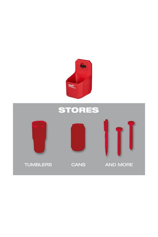 Pohártartó műanyag 127x102x178mm max.7kg Packout Milwaukee - 4932480706