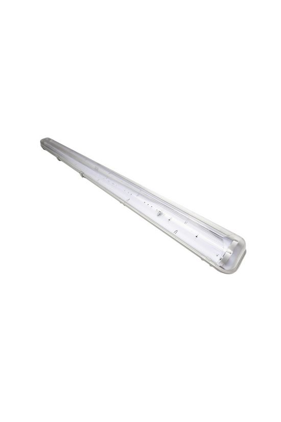 Porpáramentes lámpatest LED-csőhöz falonkívüli 2x 36W 220-240V G13 IP65 Ramiris - JF6236
