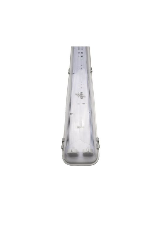 Porpáramentes lámpatest LED-csőhöz falonkívüli 2x 36W 220-240V G13 IP65 Ramiris - JF6236