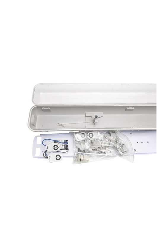 Porpáramentes lámpatest LED-csőhöz falonkívüli 2x 36W 220-240V G13 IP65 Ramiris - JF6236