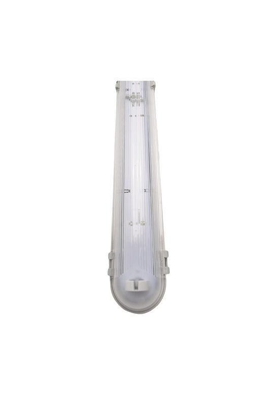 Porpáramentes lámpatest védett LED-csőhöz falonkívüli 2x 58W 220-240V G13 IP65 Ramiris - JF6258