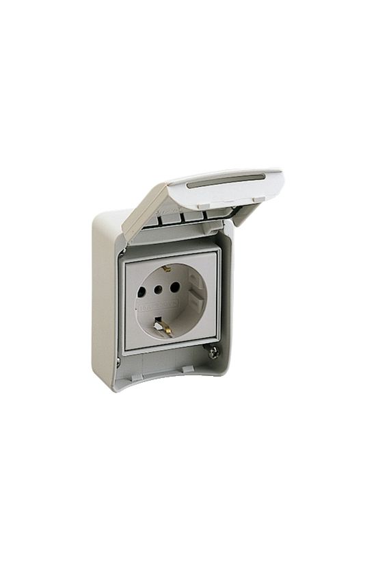 PratiKa 162 dugalj gyerekzárral szürke IP65 süllyesztett rugós PratiKa Schneider - 81141