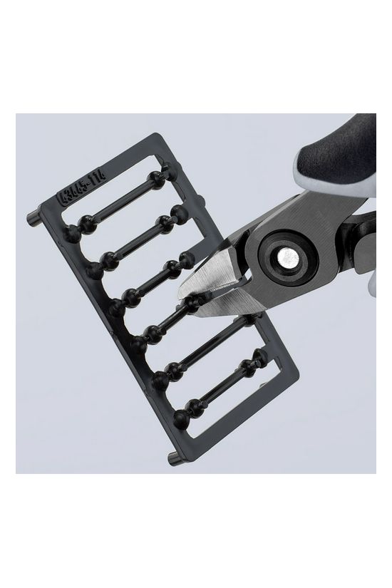 Oldalcsípő fogó precíziós-elektronikai ESD 64HRC max.d0,8mm szürke normál 125mm KNIPEX - 7962125ESD