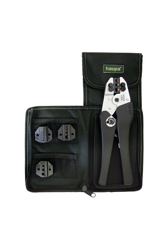 Présfogó készlet szigetelt saruhoz cserélhető présbetétekkel egyéb felhasználás-hoz Haupa - 211692