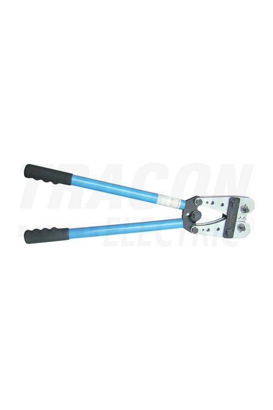 Présfogó szigeteletlen kábelsaruhoz forgatható préspofával kábelsaru/-összekötő-hoz TRACON - HX120B