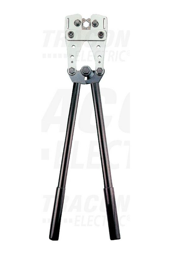 Présfogó szigeteletlen kábelsaruhoz forgatható préspofával kábelsaru/-összekötő-hoz TRACON - HX150B