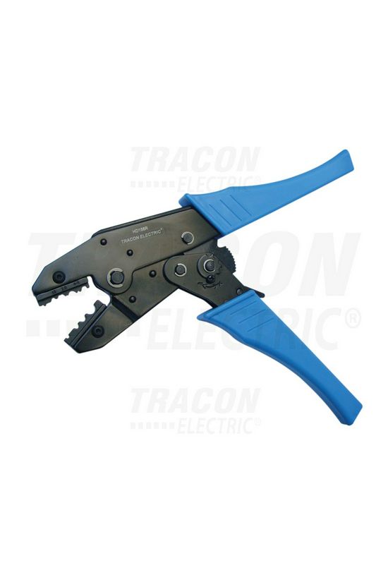 Présfogó szigeteletlen kábelsaruhoz kábelsaru/-összekötő-hoz 1,5-6mm2 trapéz-présforma TRACON - HD156R