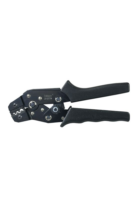 Présfogó szigeteletlen lemezsaruhoz kábelsaru/-összekötő-hoz 1,25-6mm2 tüskés-présforma Haupa - 210779