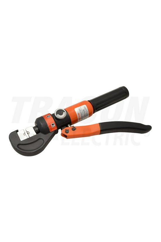 Présszerszám kézi hidraulikus kábelsarukhoz 180°-ban forgatható préspofával, présbélyeggel TRACO - KHP70