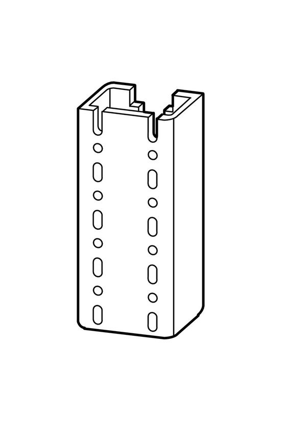 Profil tartósín függőleges (középső elem) 50mm x 25mm x 1950mm acél WSM16-ID EATON - 048763