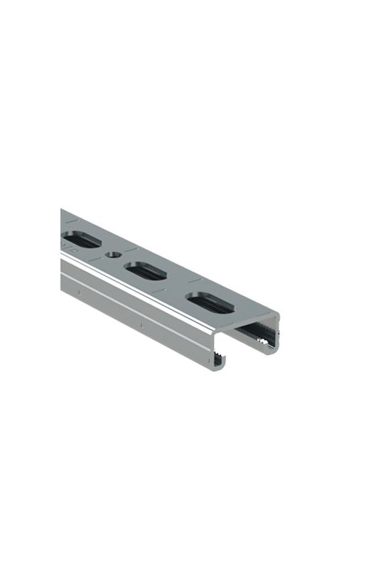 Profilsín perforált 3m C-profil 41mm x 21mm x szalaghorganyzott acél BIS RapidStrut 21/M WALRAVEN - 6505322