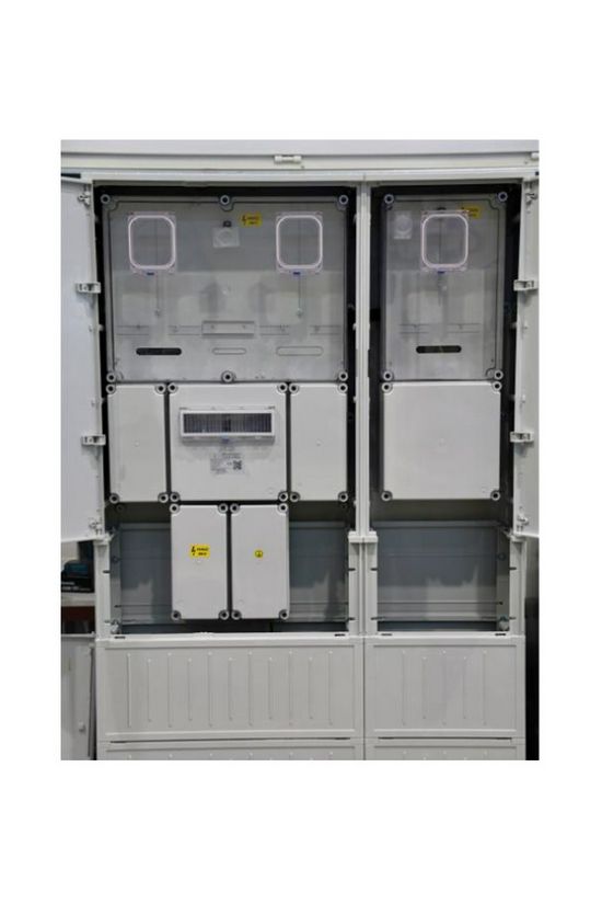 1/3F mérőszekrény 1xM63.80A+1xV32+1xH63.80A földkábeles álló 2 PVT-K-L Á-V-H Fm-U Csatári Plast - CSP24.ES149