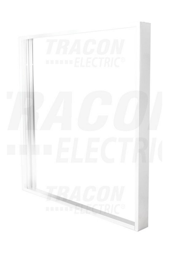 Ráépítőkeret 600x600mm LED-panelhez fehér alumínium 50mm x TRACON - LP6060K
