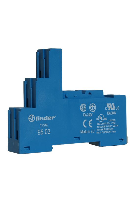 Reléfoglalat 40.31-hez csavaros DIN (kalap)sín 35mm 95.03 FINDER - 9503