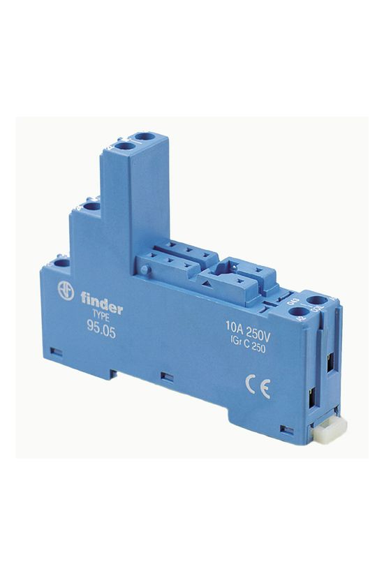 Reléfoglalat 40.51/52/61-hez csavaros DIN (kalap)sín 35mm 95.05 FINDER - 9505