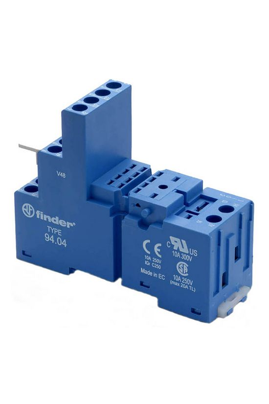 Reléfoglalat 55.32/34-hez csavaros DIN (kalap)sín 35mm 94.04 FINDER - 9404