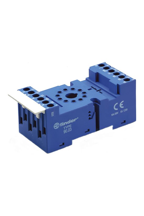 Reléfoglalat 60.13-hoz csavaros DIN (kalap)sín 35mm 90.03.0 FINDER - 90030