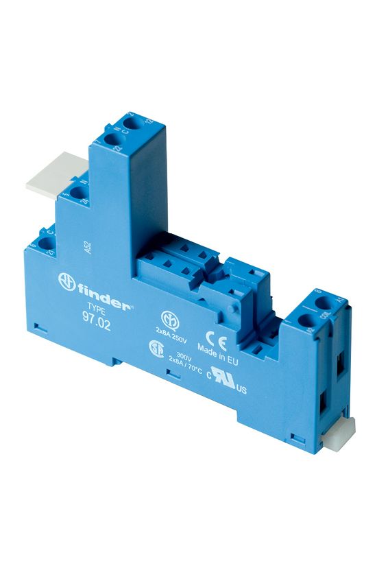 Reléfoglalat csavaros DIN (kalap)sín 35mm 97.02 FINDER - 9702