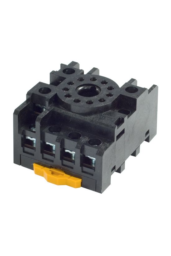 Reléfoglalat MKS-3-hoz csavaros DIN (kalap)sín 35mm 11-tűs PF113A-E OMRON - 333397