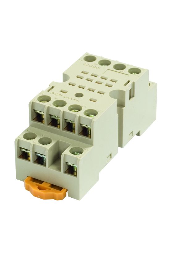 Reléfoglalat MY4/H3YN/G3F-hez csavaros DIN (kalap)sín 35mm 15-tűs PYF14A-N OMRON - 168911