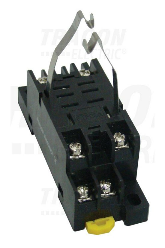 Reléfoglalat RL08-hoz csavaros DIN (kalap)sín 35mm 8-tűs TRACON - RSPTF-08A