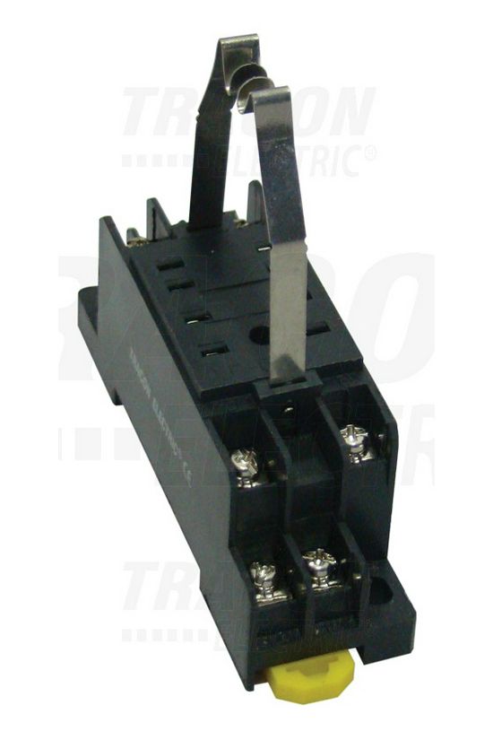 Reléfoglalat RM09-hez csavaros DIN (kalap)sín 35mm 8-tűs TRACON - RSPYF-08A