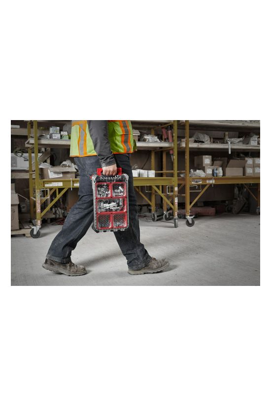 Rendeződoboz közepes műanyag Packout 250mm x 120mm x 380mm Packout Milwaukee - 4932464083