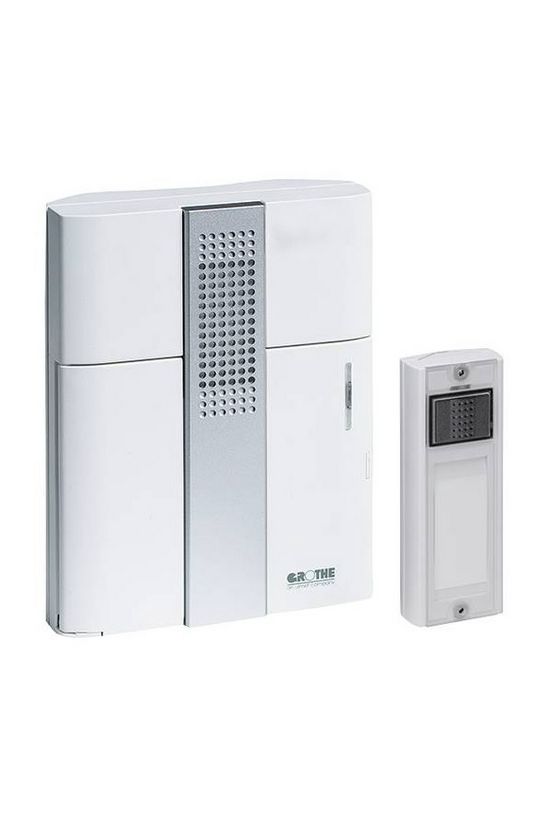 RF dallamcsengő szett 13dallam 8-12VAC v. 4x1,5VLR14/C 500m-hatótáv 86dB MISTRAL 200M GROTHE - 43305