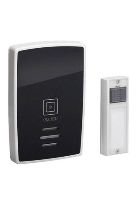 RF dallamcsengő szett 36dallam 3x1,5V/AA(nélkül) fekete/fehér 250m-hatótáv POLO 100 ws/sw GROTHE - 43252