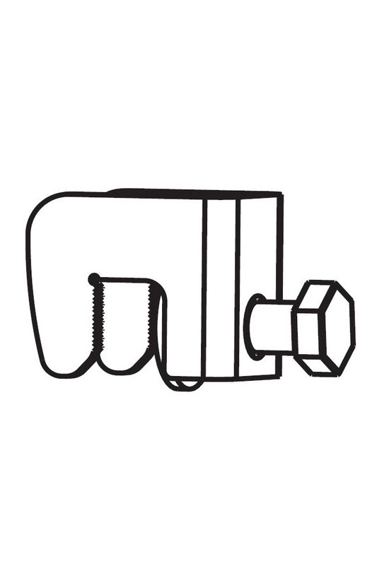 Rögzítőkampó ARS 1/2/3 (1 klt.=3 db) csavaros ARS 1-2-3 Apator - 1115281037T