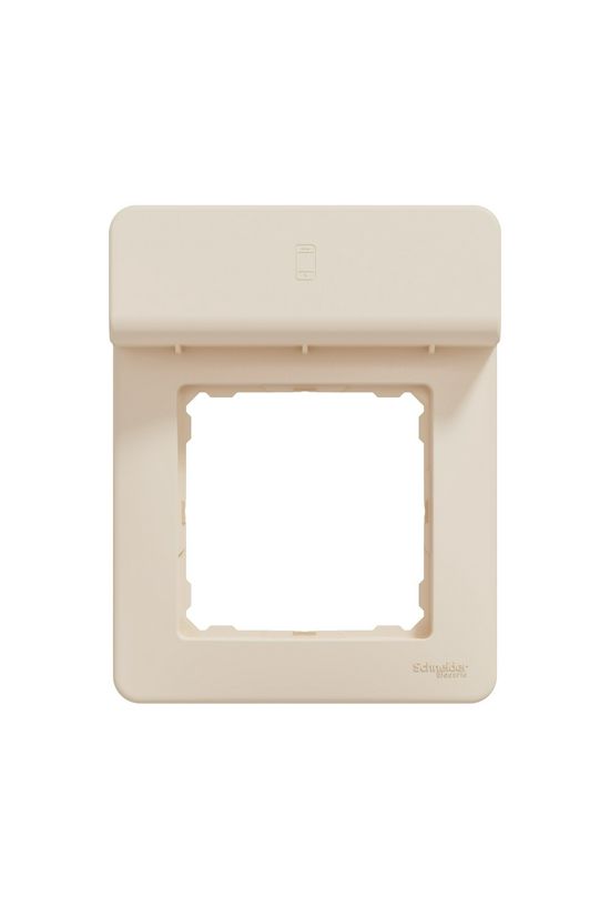 SednaDesign keret mobiltartóval 1-es vízszintes műanyag bézs kezeletlen PRODAX Schneider - SDD312809