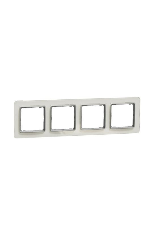 SednaElements keret opál 4-es vízszintes és függőleges műanyag Schneider - SDD360804