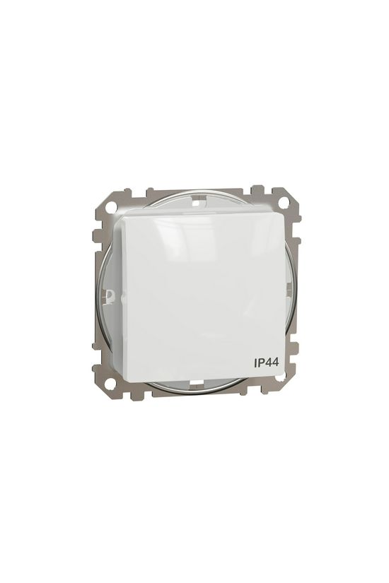 SednaÚj 107 keresztkapcsoló betét adapterrel fehér süllyesztett rugós IP44 Schneider - SDD211107