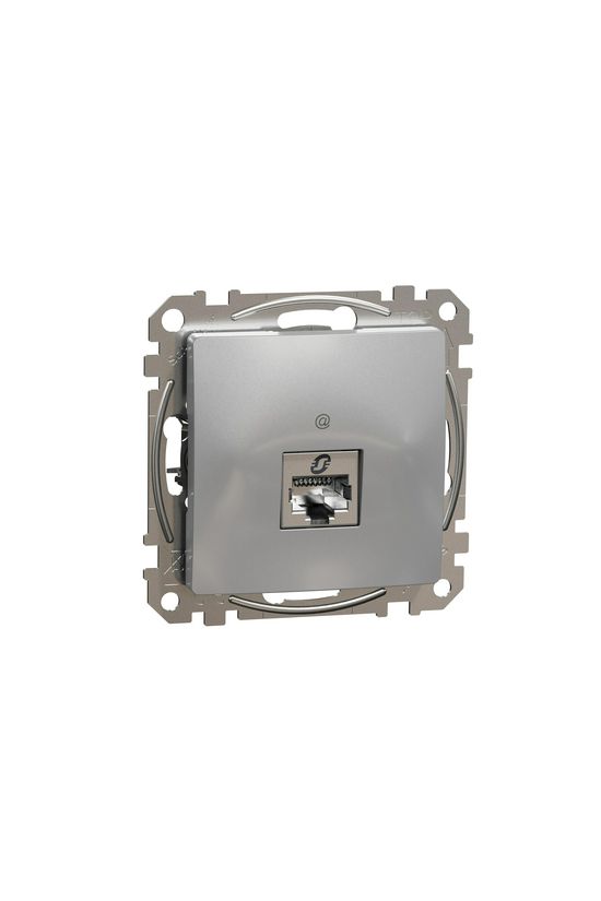 SednaÚj adatcsatlakozó dugalj STP RJ45 8(8) Cat6 süllyesztett alumínium Schneider - SDD113461S